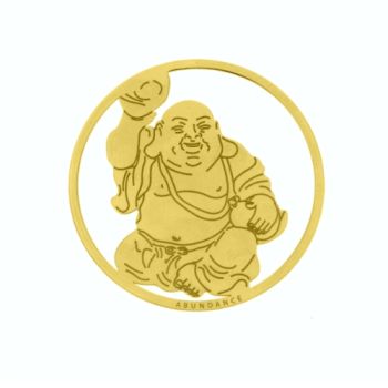MY iMenso Cover Insignia Buddha Silber gelb vergoldet 33-0784