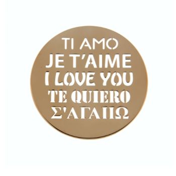MY iMenso Cover Insignia I love you Silber rosegold flach 33-0742