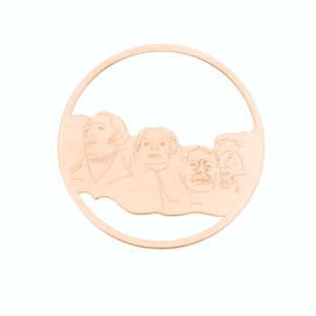 MY iMenso Cover Insignia Mount Rushmore Silber rose 33-0792