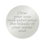 MY iMenso Engraving Insignia Close your eyes Silber 33-0299